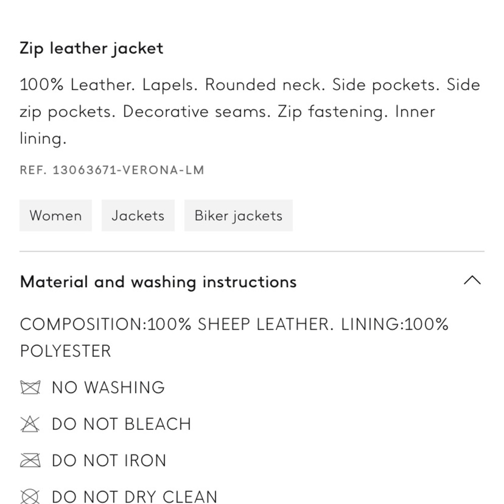 Mango Verona Leather Motorcycle Jacket - Picture 9 of 12